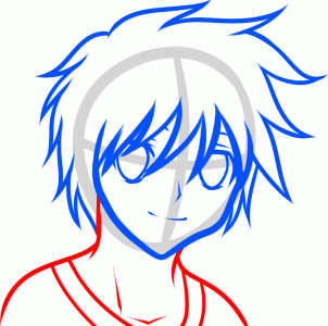 302x300 How To Draw How To Draw An Anime Boy For Kids