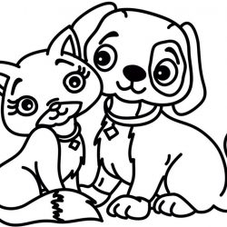 250x250 Anime Cat And Dog Drawing Images Love Chasing Pencil Carmi Chaelinn