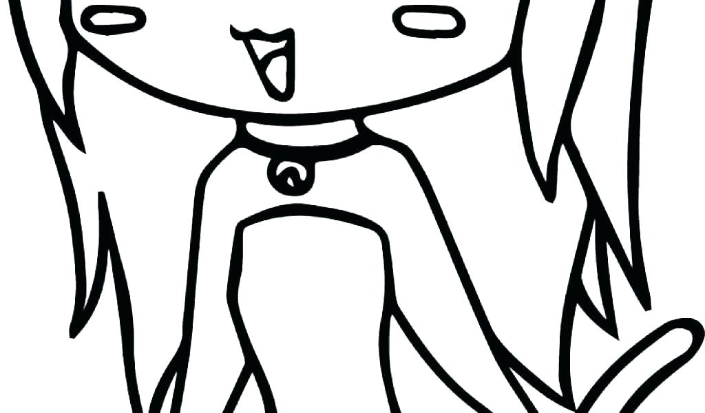 1024x600 Anime Cat Girl Coloring Pages