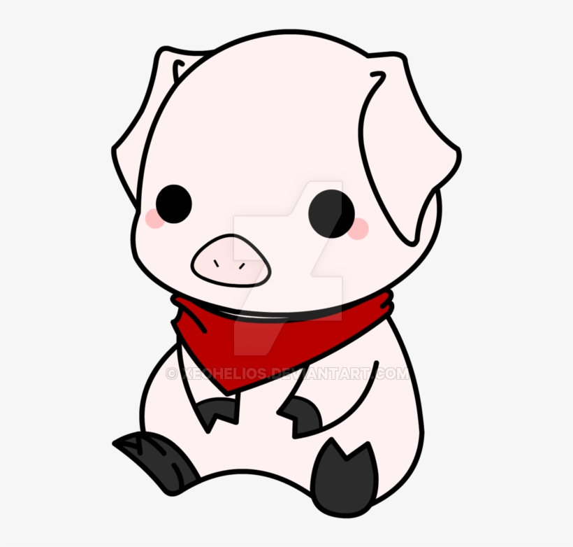 820x782 Drawn Pig Chibi