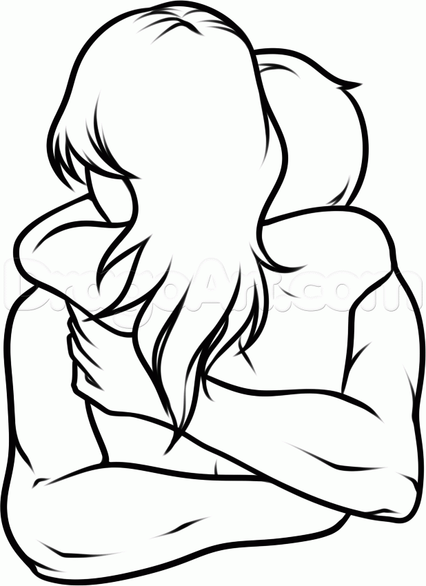 618x850 Easy Couple Drawing