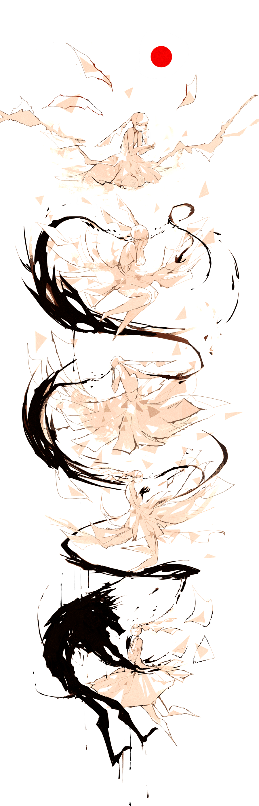 900x2800 the more i cry anime fantasy normal fantasy anime art