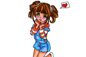 300x200 Images Of Sketch Drawing Cute Girls Cute Anime Sketches In Pencil