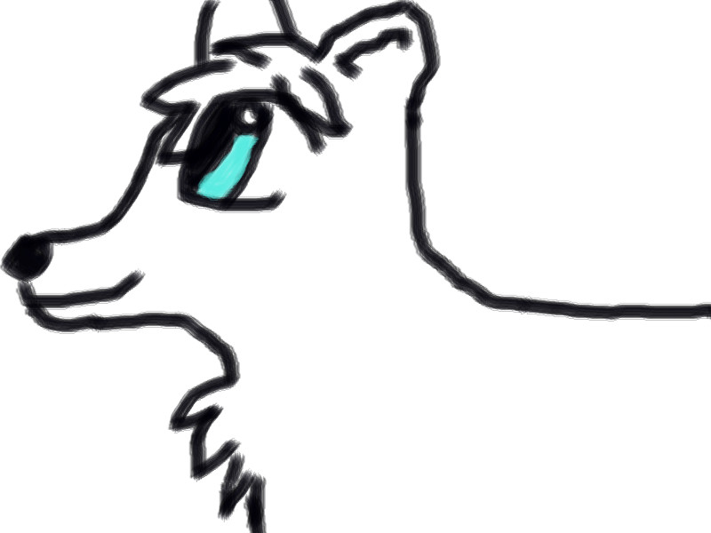 800x600 Anime Dog An Abstract Speedpaint Drawing