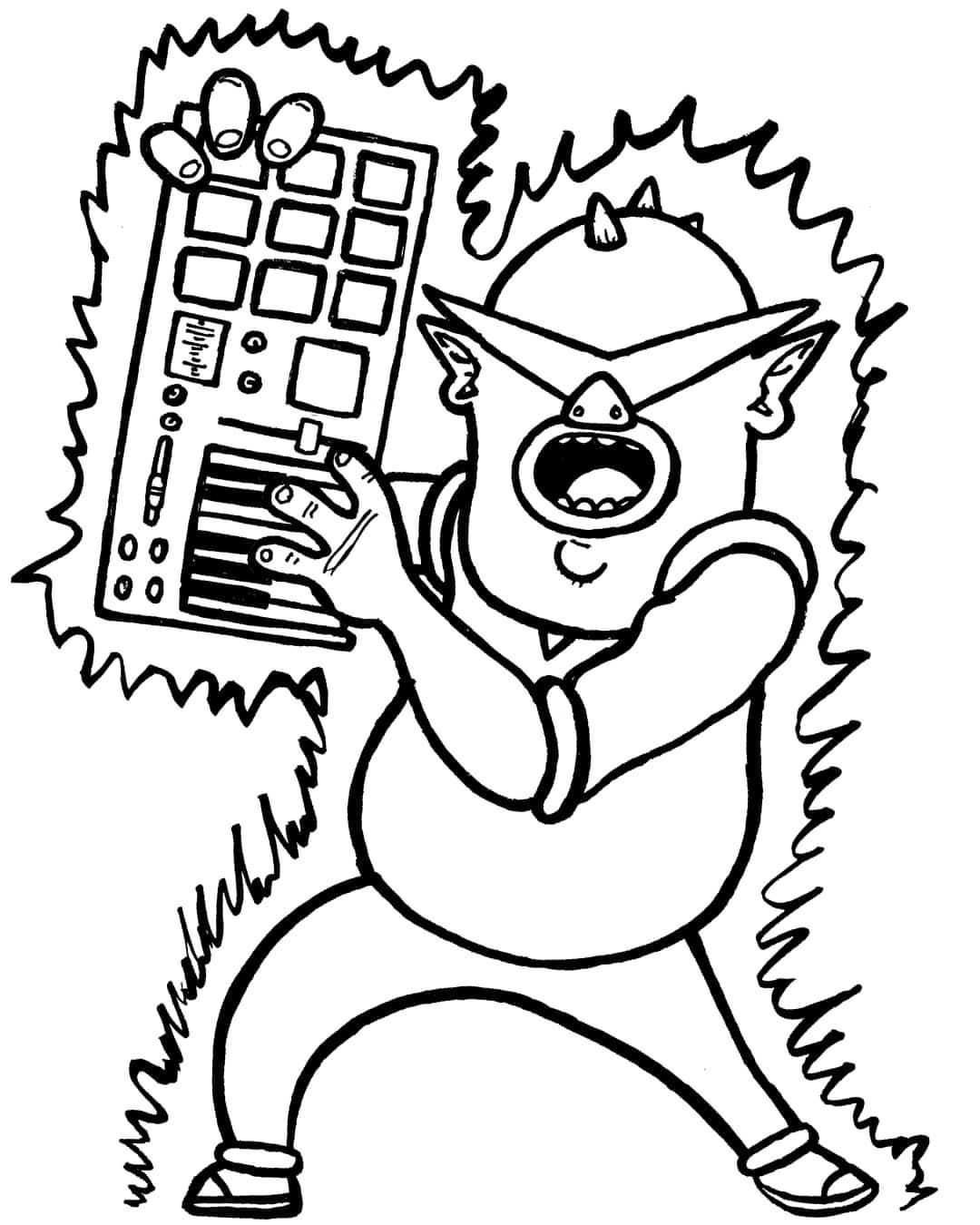 1080x1350 Bad Egg Synth Power! From The Upcoming Manga