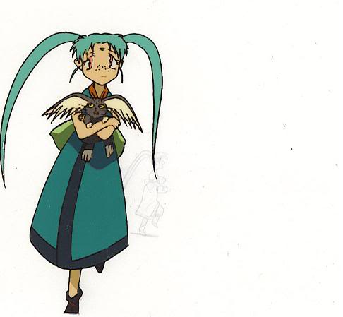 486x449 Neokittys Anime Manga Games Tenchi Muyo Anime Cel Sasami