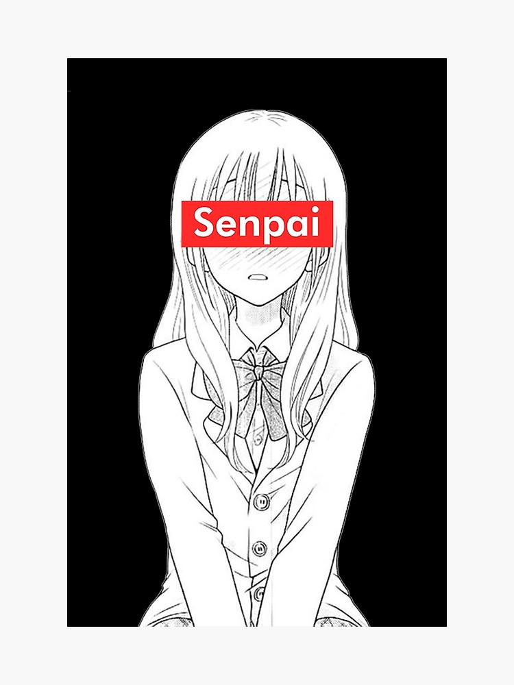 750x1000 senpai merch animemanga photographic print
