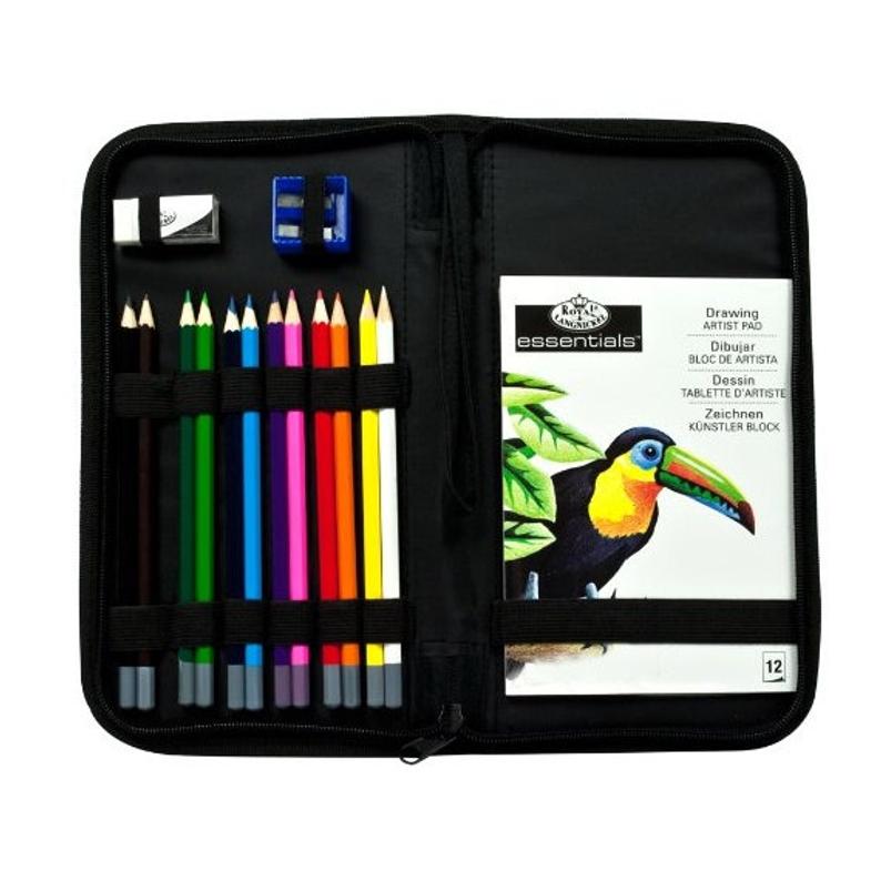 794x794 Color Pencils Sketch Kit Drawing Graphite Pencil Carry Set Etsy