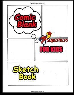 260x335 Comic Blank Sketch Book For Kids Draw Your Own Anime Manga Blank