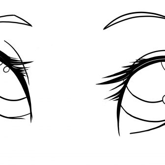 336x336 Tutorial Draw Anime Character Corel Simple Drawings Beginner