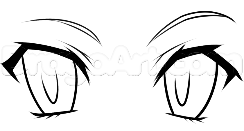 840x450 How To Draw Anime Eyes For Beginners, Step