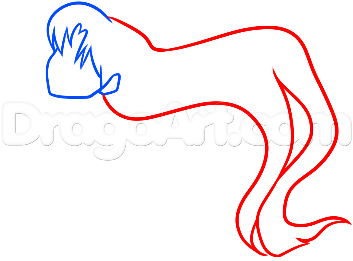 1168x864 How To Draw Anime Hair For Beginners, Step