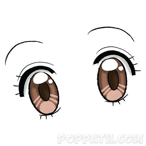 512x512 How To Draw Anime Eyes Style Pop Path
