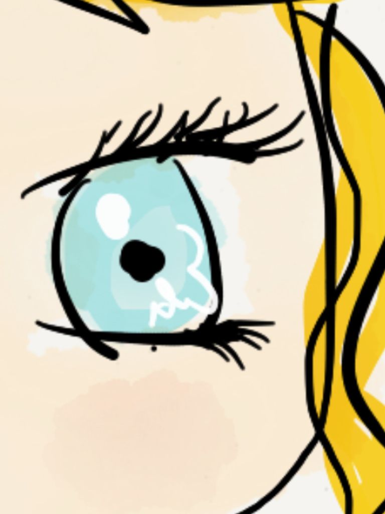 768x1024 How To Draw Anime Eyes Steps