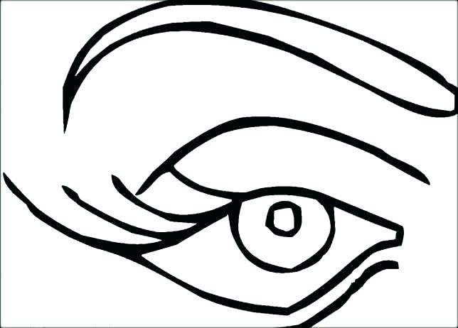 644x462 Eye Coloring Pages Anime Eyes Coloring Pages Eye