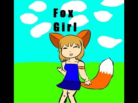 480x360 Anime Fox Girl Timelapse Drawing