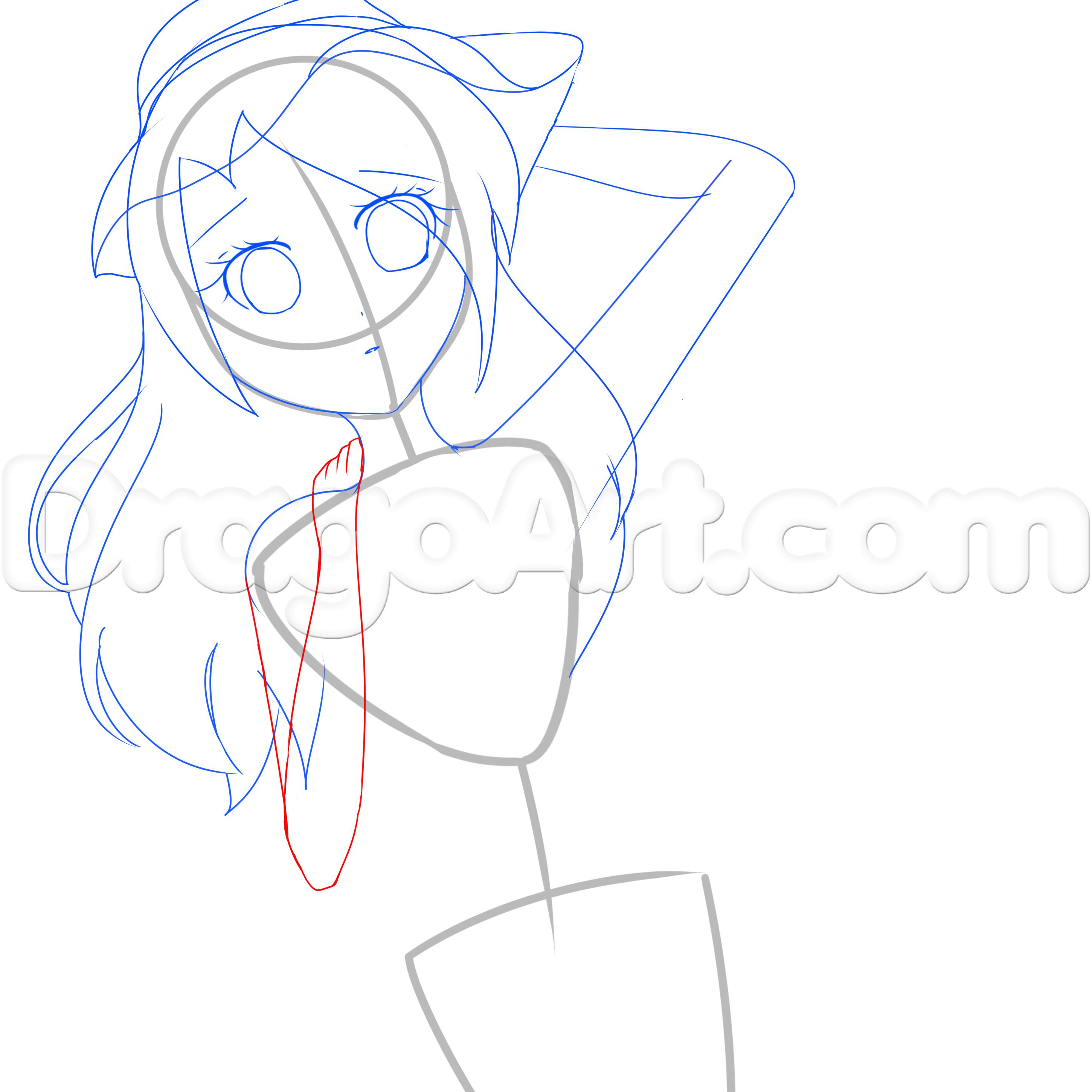 2900x2900 How To Draw An Anime Body, Step