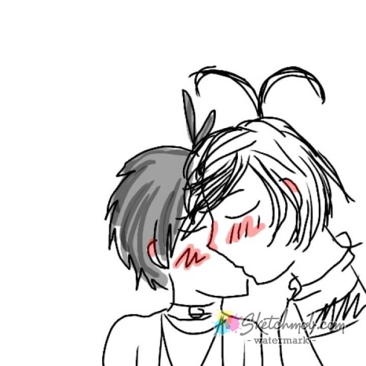 720x720 Custom Holly Shit Anime Girl Or Boy Art Commission Sketchmob