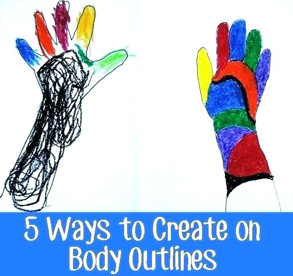 590x555 Kid Body Outline Printable Boy Anime Girl Woman Template Drawing