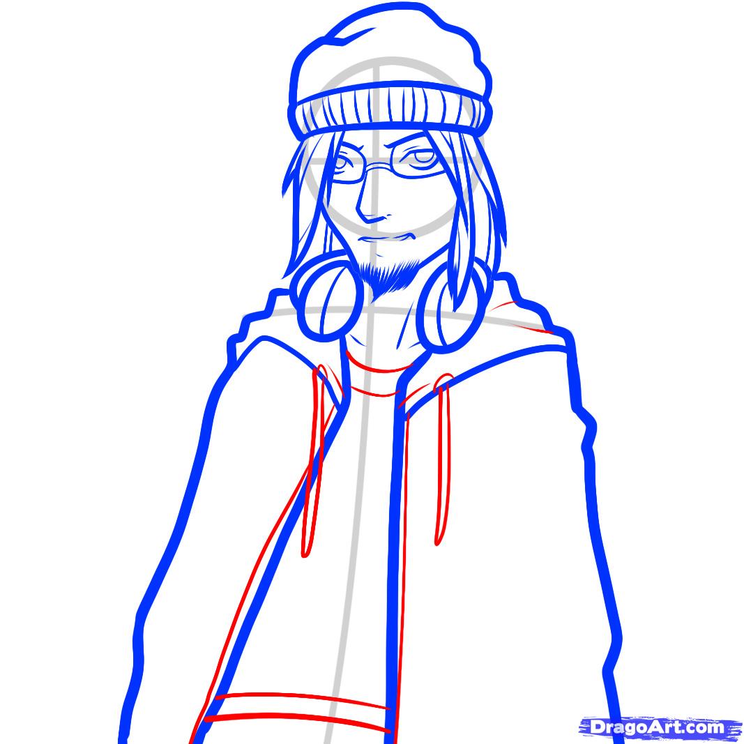1067x1067 How To Draw A Hoodie, Draw Hoodies, Step