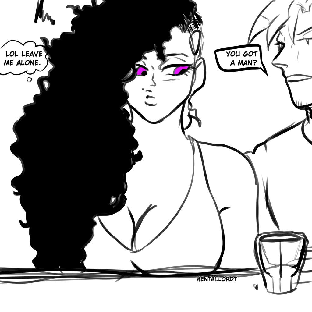 1024x1024 Curly Hair Manga