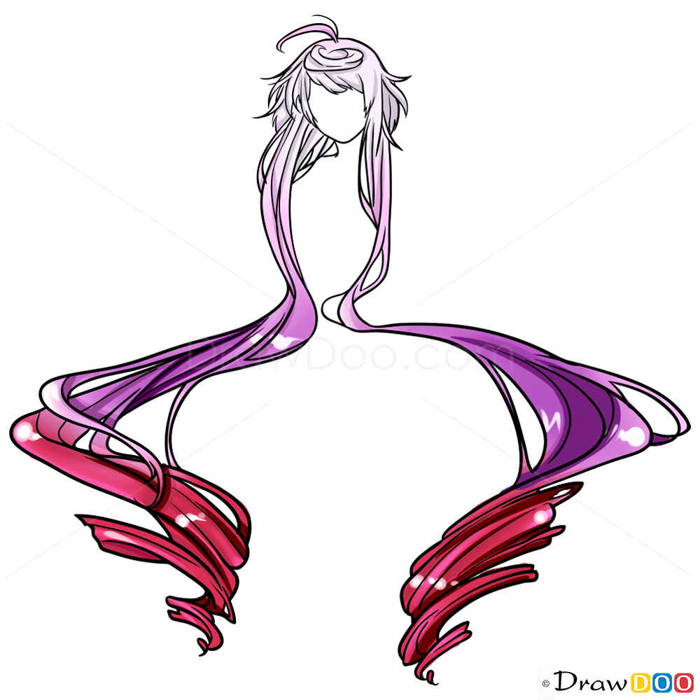 1000x1000 Hair Drawing