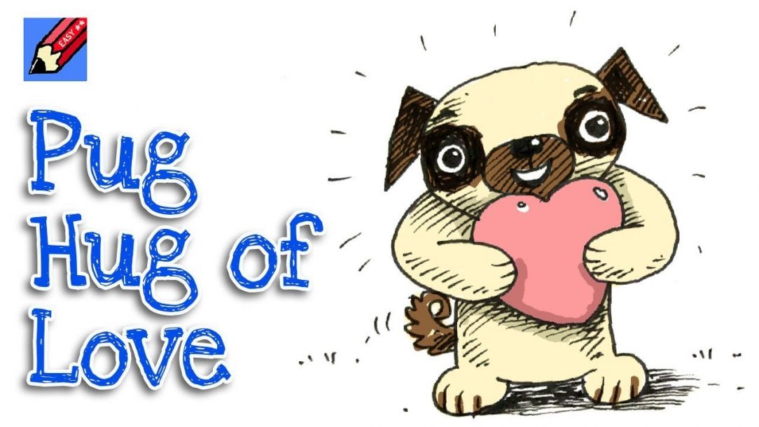 1084x610 Easy To Drawing A Pug Step