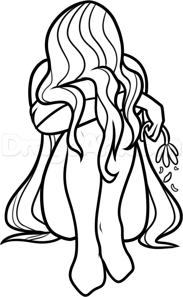 616x1000 How To Draw A Girl Crying, Step