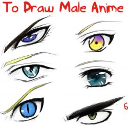 250x250 How To Draw An Anime Face Girl A Boy Step
