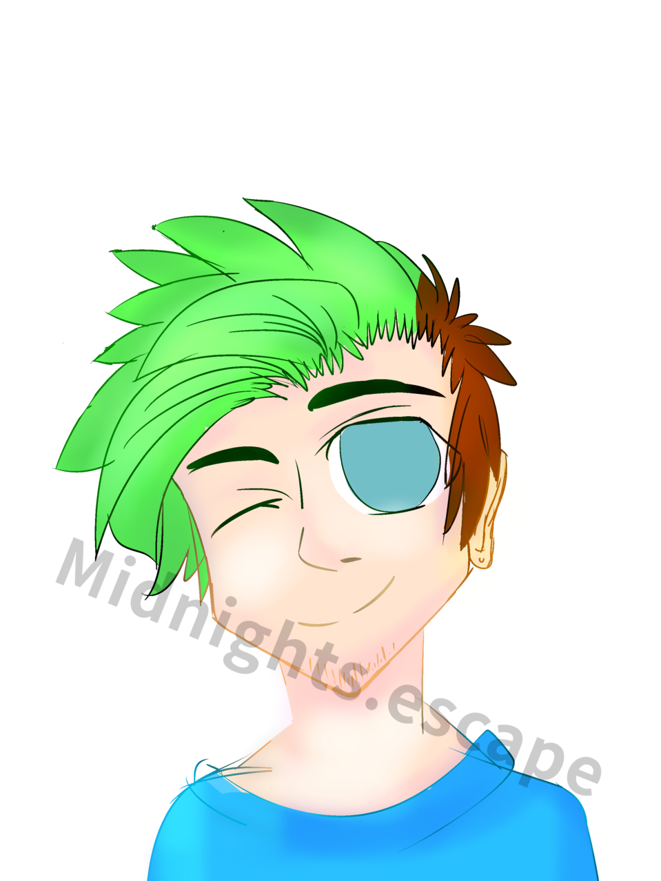 959x1279 My First Drawing Of An Anime Male!