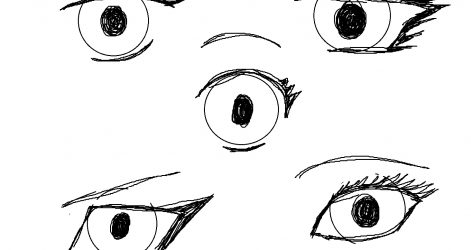 471x250 Anime Eye Draw Step