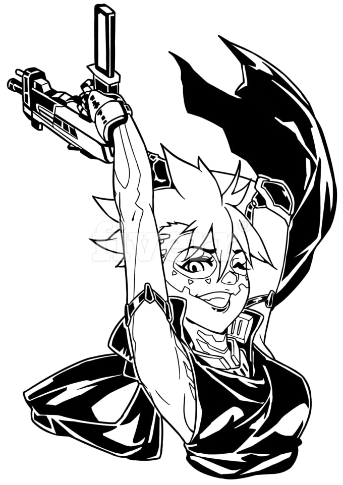 680x962 Draw A Cool Black And White Anime Manga Style