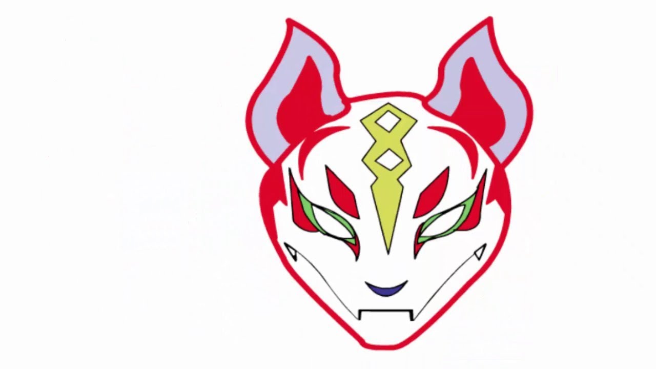 1280x720 Fortnite Coloring Pages How To Draw Drift Mask Drawing
