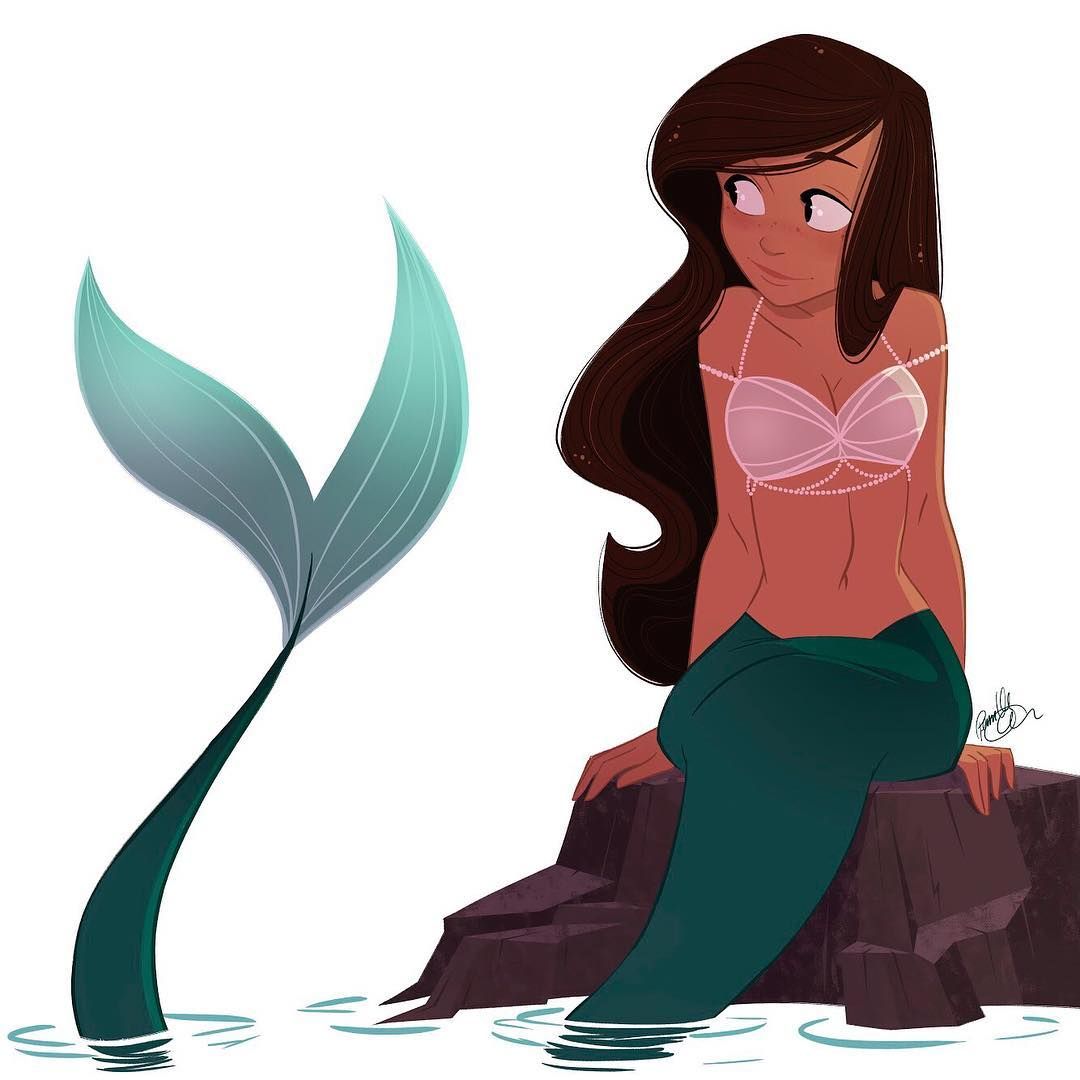 1080x1080 Pernille Mermaid Art, Mermaid