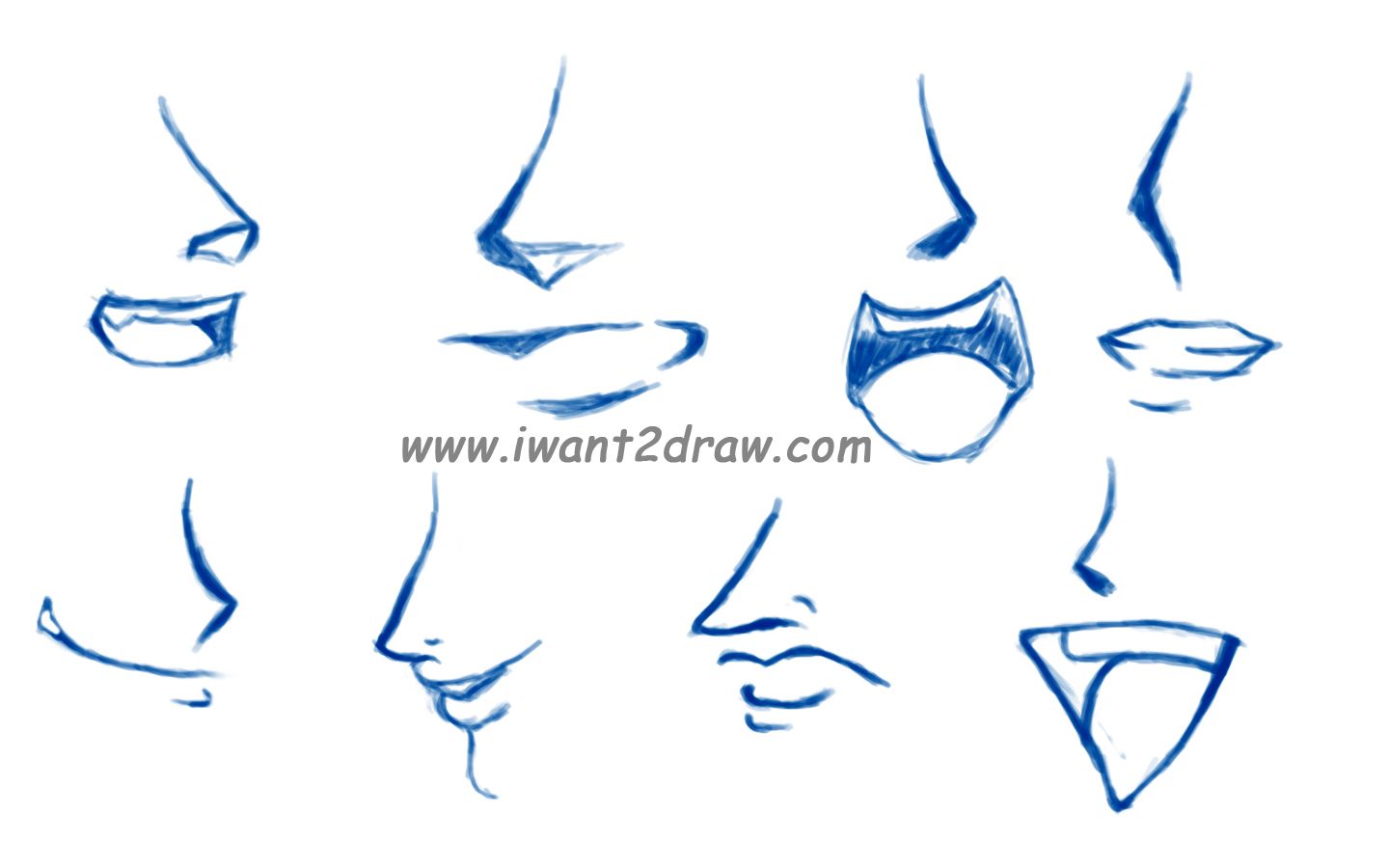 1440x900 Nose And Lips Anime In Mouth Drawing, Nose Drawing