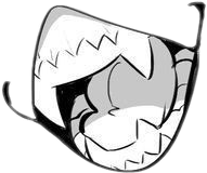 191x160 Freetoedit Manga Anime Mouth Fangs Monster Smile Beast