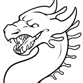 336x336 Dragon Drawings Head Cool Ball Super A In Pencil Hard Art Really