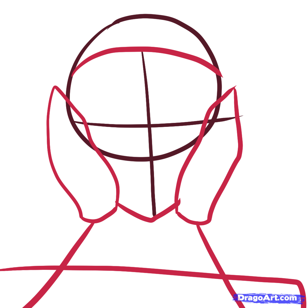 1000x1000 How To Draw A Shocked Face, Step