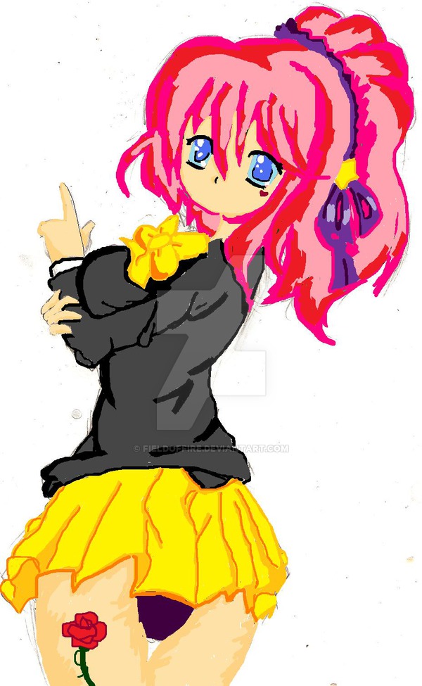 600x975 Cute Anime School Girl