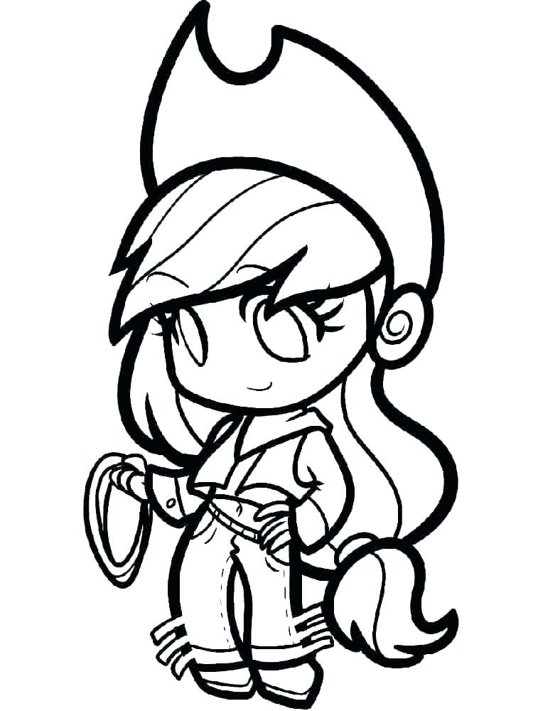 750x1000 Anime School Girl Coloring Pages