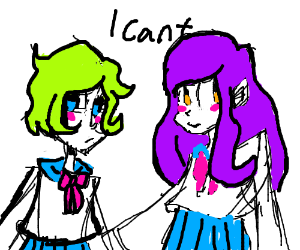 300x250 Anime Girl School Uniform Drawing Anime Collection