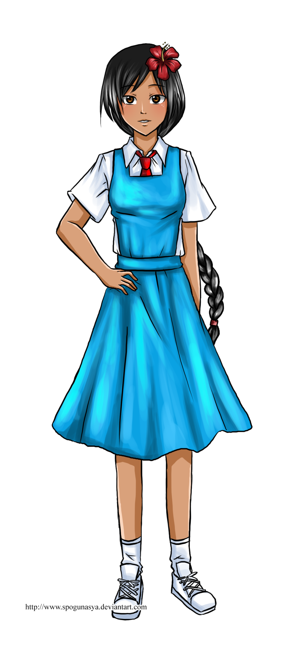 1024x2199 Anime School Uniform Drawing Anime Collection