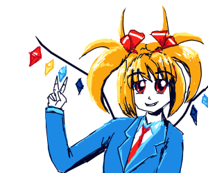 300x250 Anime Girl In A School Uniform