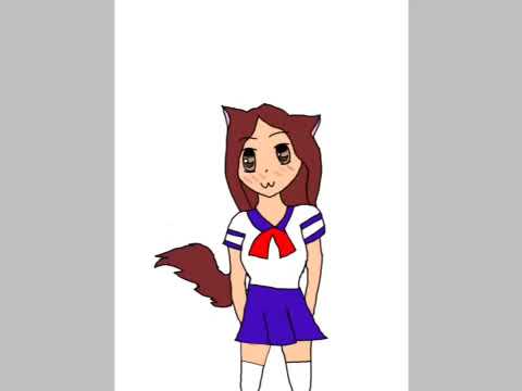 480x360 Anime Wolf Hybrid