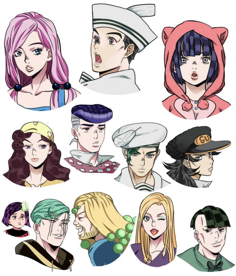 460x539 Part Characters In Part Anime Style