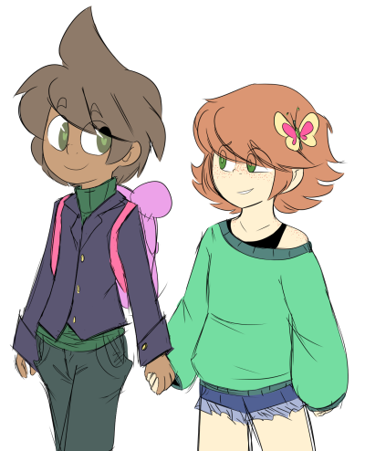 400x494 Confirmed Drawing The Otp Makes My Art Style More Anime Tumblr