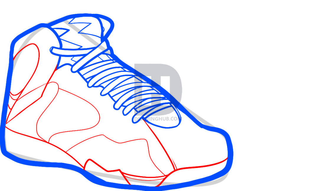 1080x646 how to draw air jordan bordeaux, air jordans, step