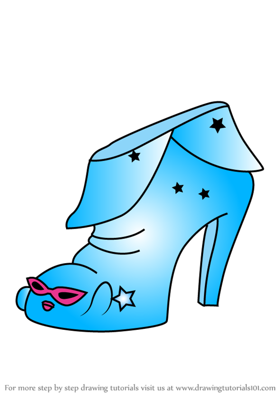 565x800 Learn How To Draw Angie Ankle Boot From Shopkins