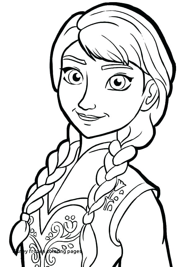 600x861 Anna Frozen Coloring