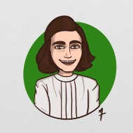 190x190 Anne Frank Tote Bag Spreadshirt